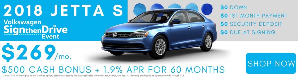 Volkswagen Sign then Drive Event by Charlotte NC