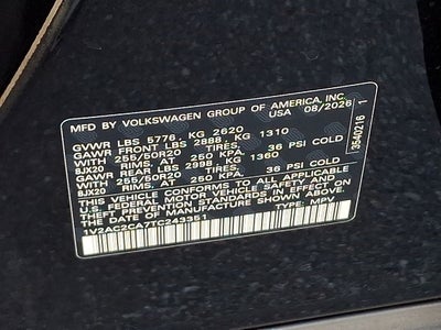 2026 Volkswagen Atlas Cross Sport SEL R-Line Black