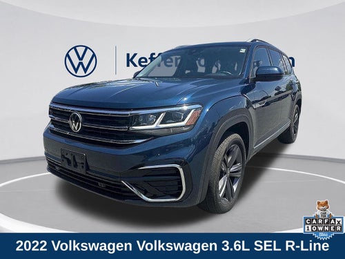 2022 Volkswagen Atlas 3.6L V6 SEL R-Line