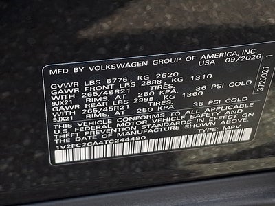 2026 Volkswagen Atlas Cross Sport SEL Premium R-Line