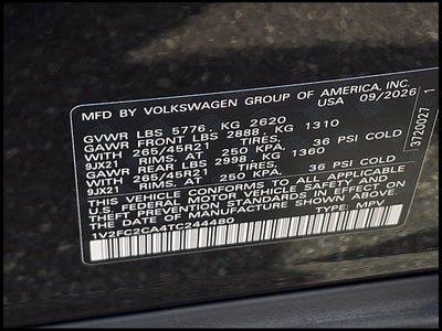 2026 Volkswagen Atlas Cross Sport SEL Premium R-Line