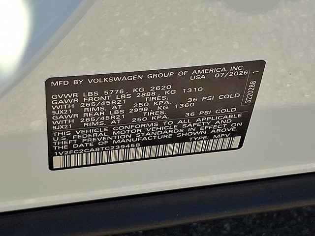 2026 Volkswagen Atlas Cross Sport SEL Premium R-Line