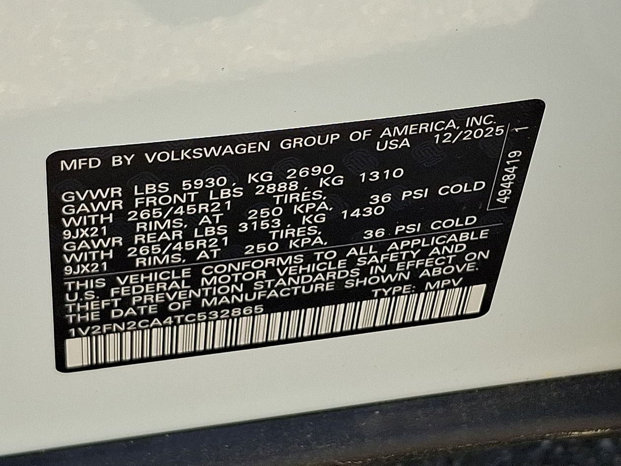 2026 Volkswagen Atlas 2.0T SEL Premium R-Line