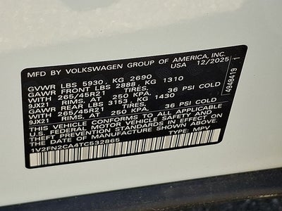 2026 Volkswagen Atlas 2.0T SEL Premium R-Line