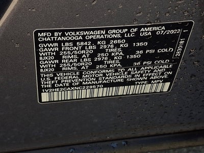 2022 Volkswagen Atlas Cross Sport 3.6L V6 SE w/Technology