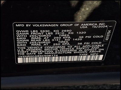 2025 Volkswagen Atlas 2.0T SE w/Technology