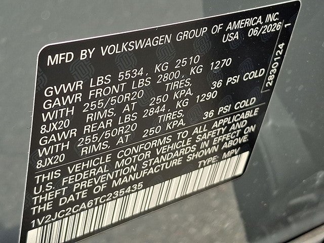 2026 Volkswagen Atlas Cross Sport 2.0T SE w/Technology