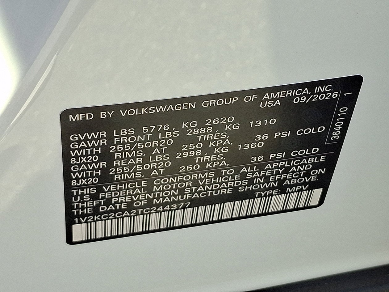 2026 Volkswagen Atlas Cross Sport SE w/Technology