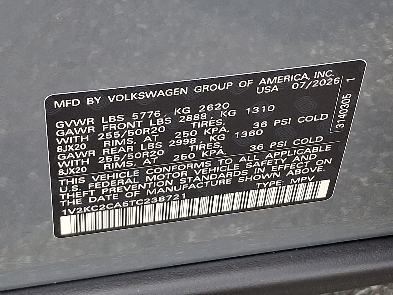 2026 Volkswagen Atlas Cross Sport 2.0T SE w/Technology