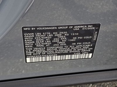 2026 Volkswagen Atlas Cross Sport 2.0T SE w/Technology