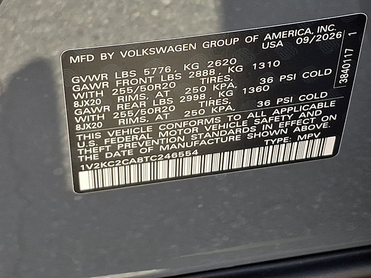 2026 Volkswagen Atlas Cross Sport SE w/Technology