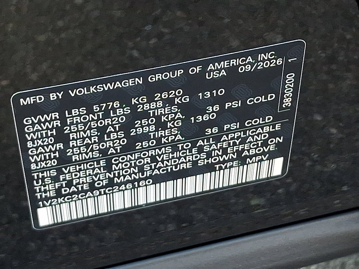 2026 Volkswagen Atlas Cross Sport SE w/Technology