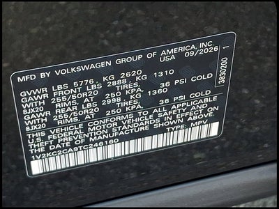 2026 Volkswagen Atlas Cross Sport SE w/Technology