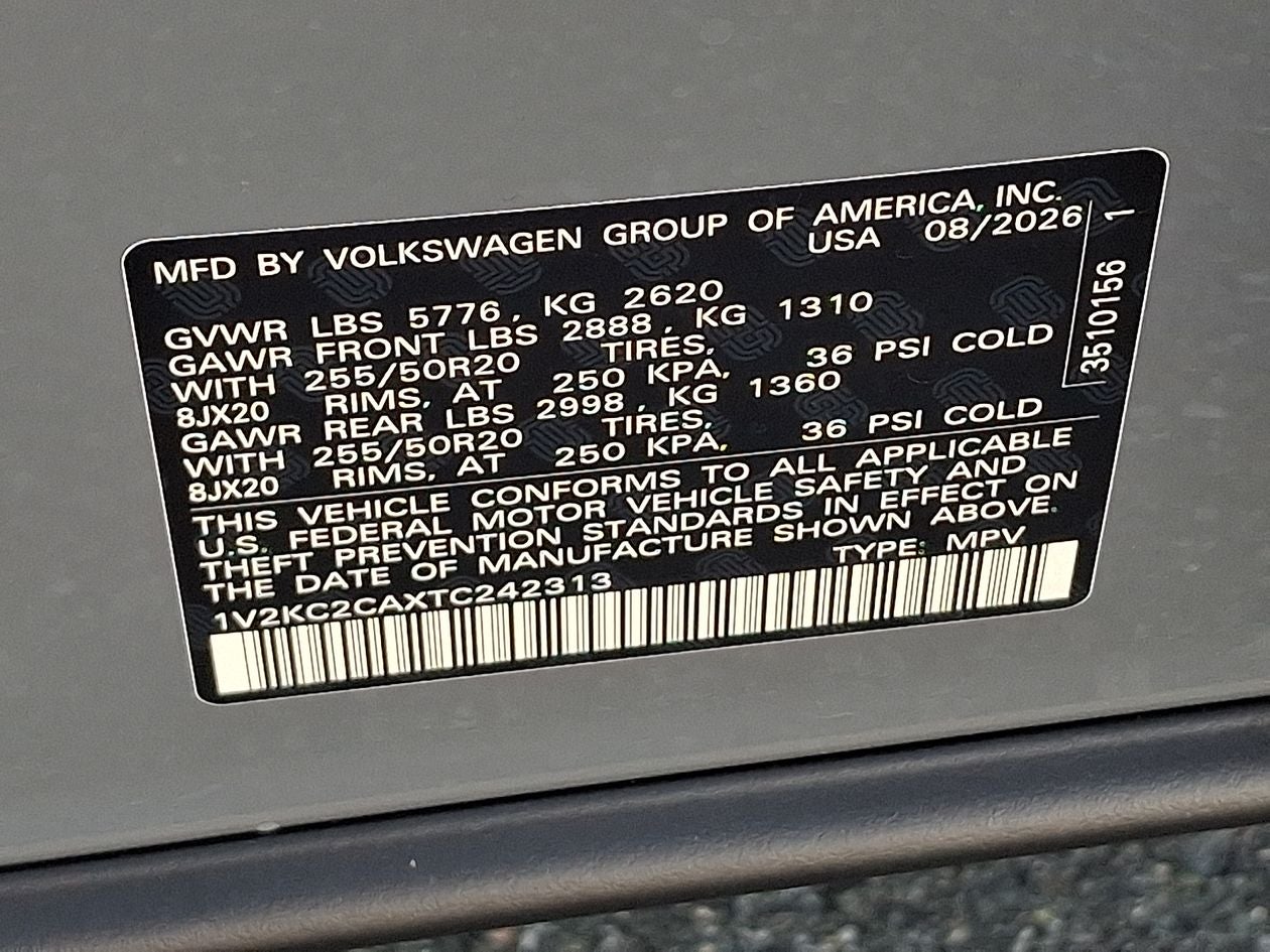 2026 Volkswagen Atlas Cross Sport SE w/Technology