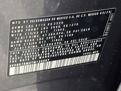 2026 Volkswagen Tiguan 2.0T S