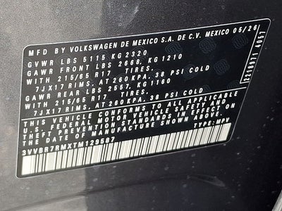 2026 Volkswagen Tiguan 2.0T S