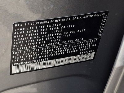 2026 Volkswagen Tiguan 2.0T SE