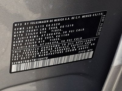 2026 Volkswagen Tiguan 2.0T SE