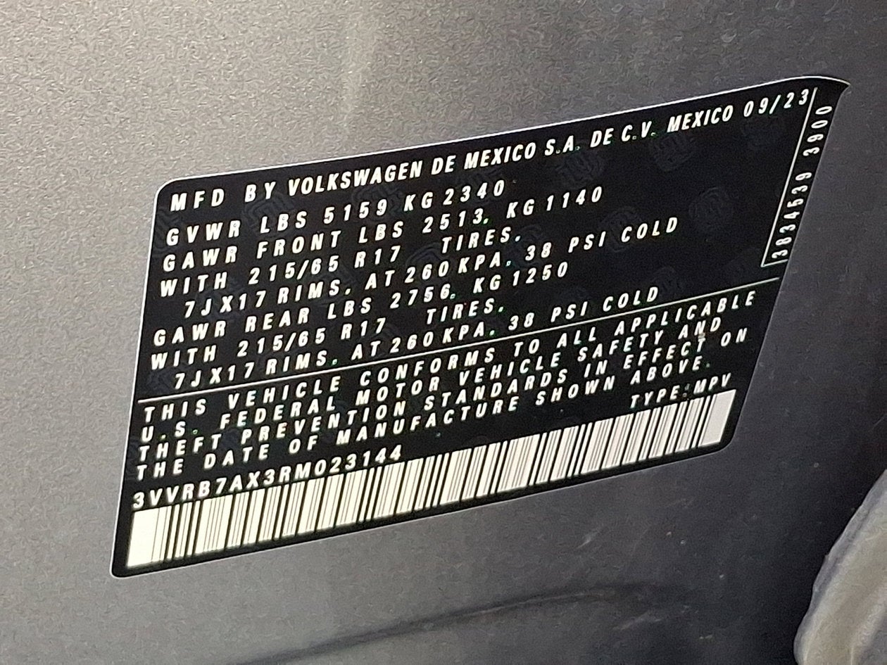 2024 Volkswagen Tiguan 2.0T S
