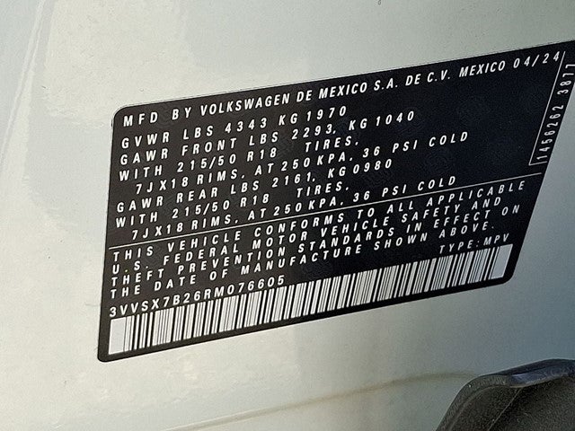 2024 Volkswagen Taos 1.5T SE