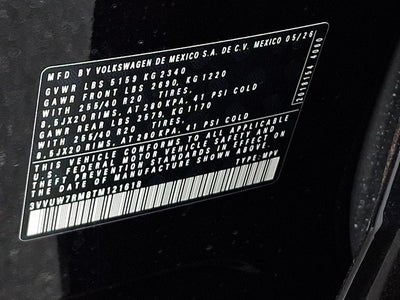 2026 Volkswagen Tiguan 2.0T SEL R-Line Turbo