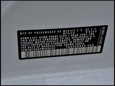 2027 Volkswagen Jetta 1.5T S