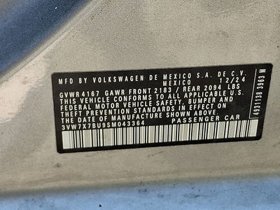 2025 Volkswagen Jetta 1.5T SE