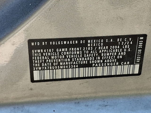 2025 Volkswagen Jetta 1.5T SE
