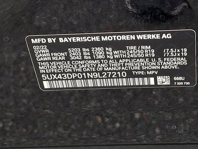 2022 BMW X3 sDrive30i