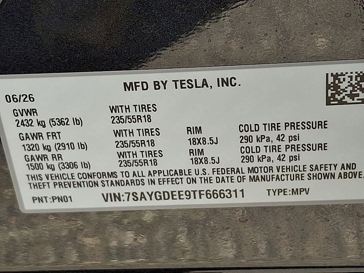 2026 Tesla Model Y Long Range