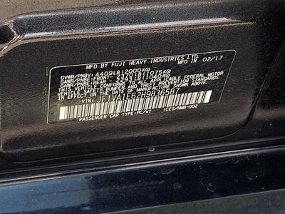 2017 Subaru WRX Premium