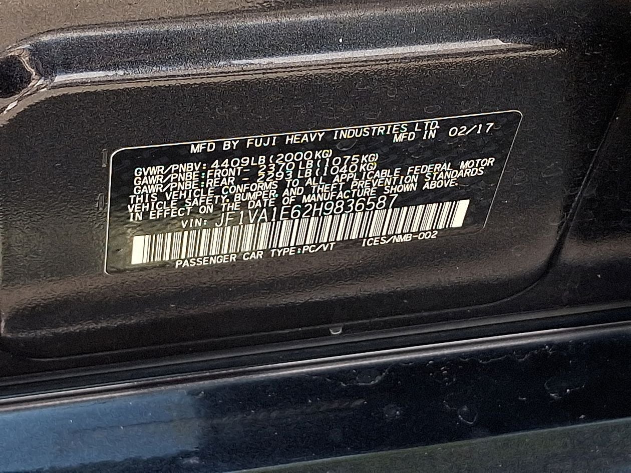 2017 Subaru WRX Premium