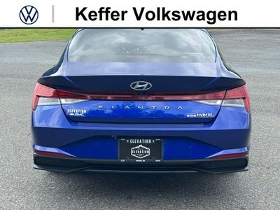 2023 Hyundai Elantra Hybrid Blue
