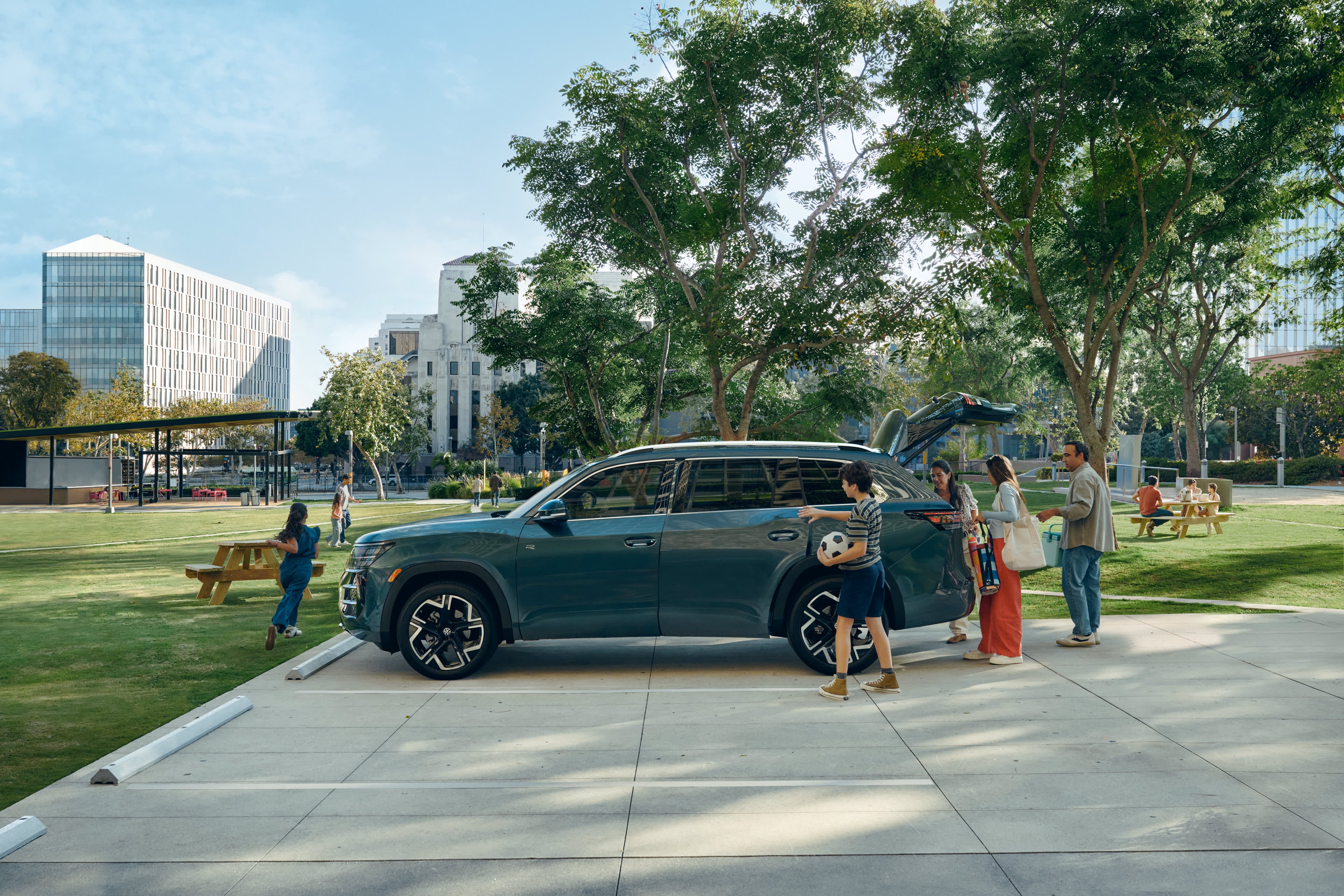 2027 Volkswagen Atlas profile parked outdoors
