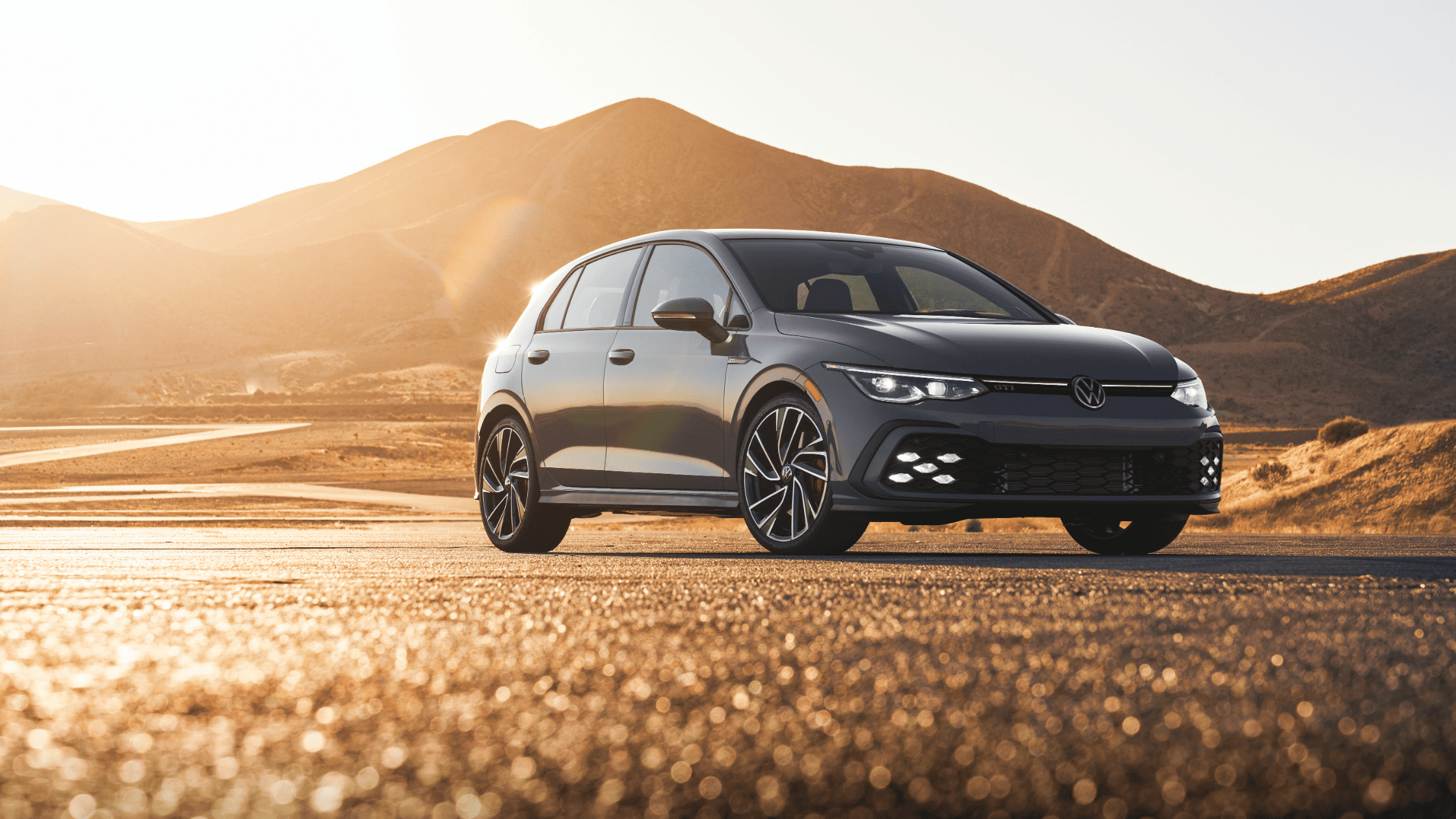The 2024 Volkswagen Golf GTI near Concord, NC In the Dessert