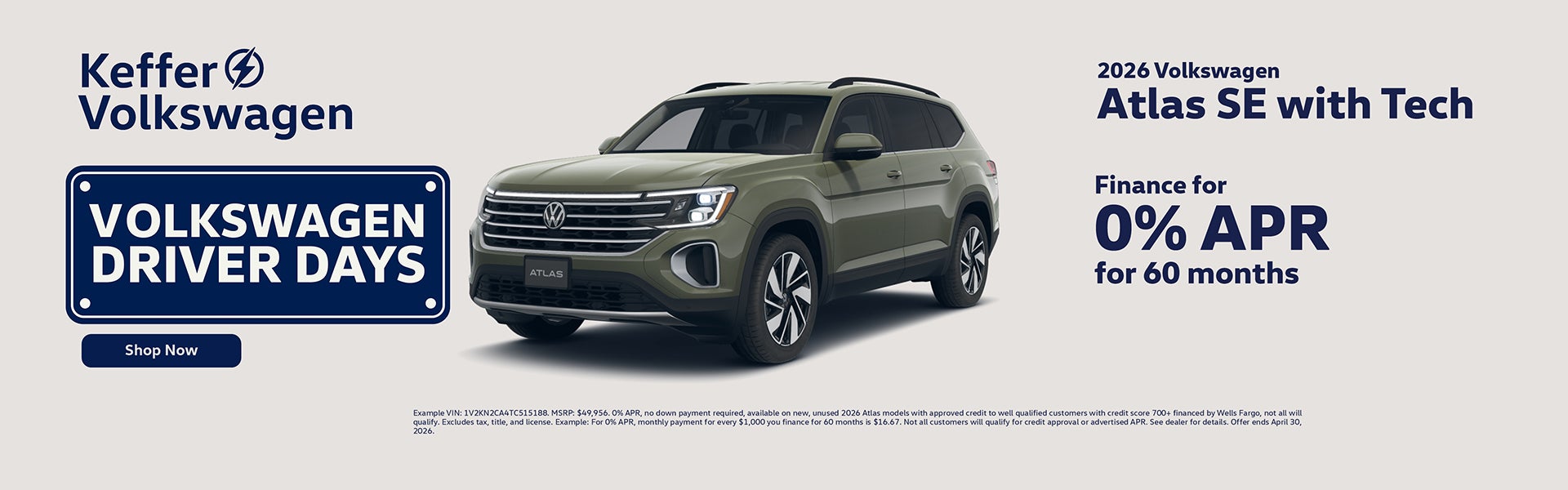 2026 Volkswagen Atlas