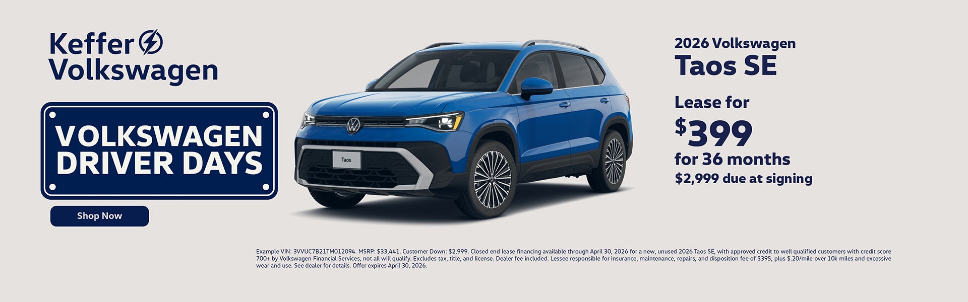 2026 Volkswagen Taos