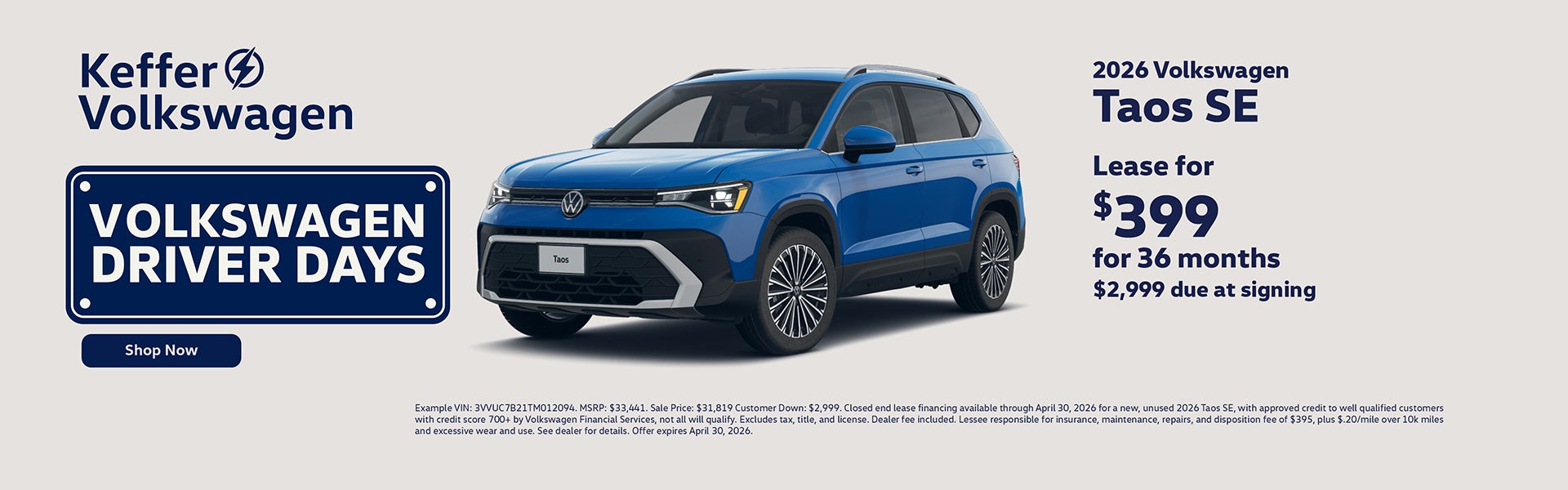 2026 Volkswagen Taos