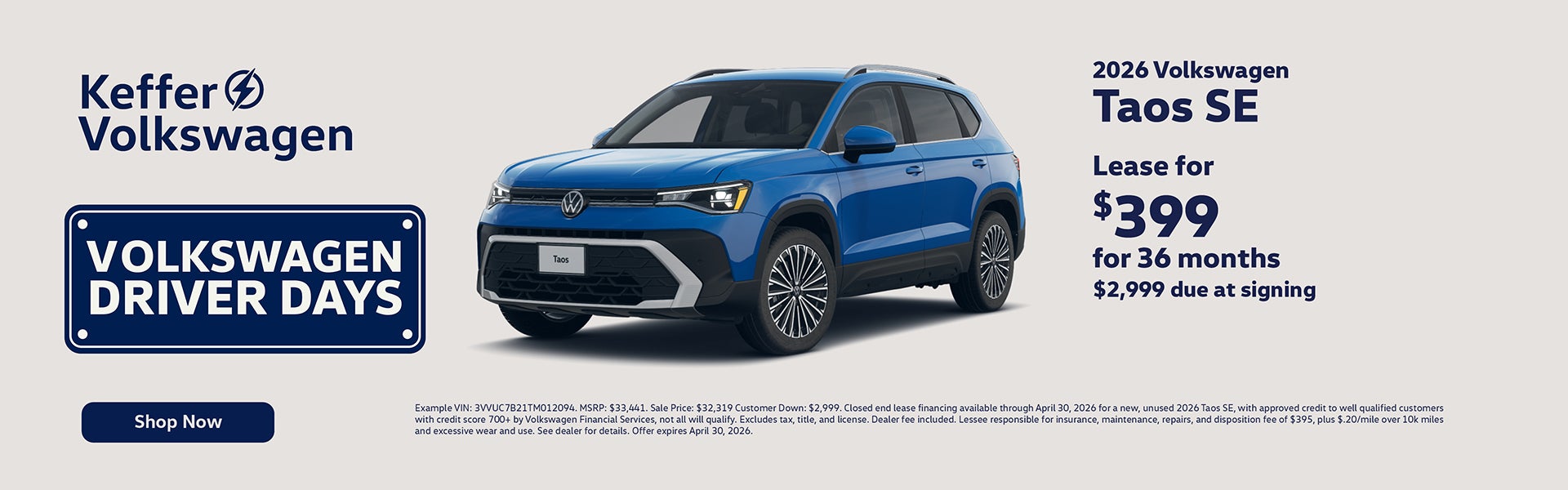 2026 Volkswagen Taos