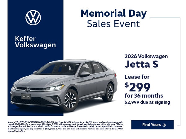 2026 Volkswagen Jetta S