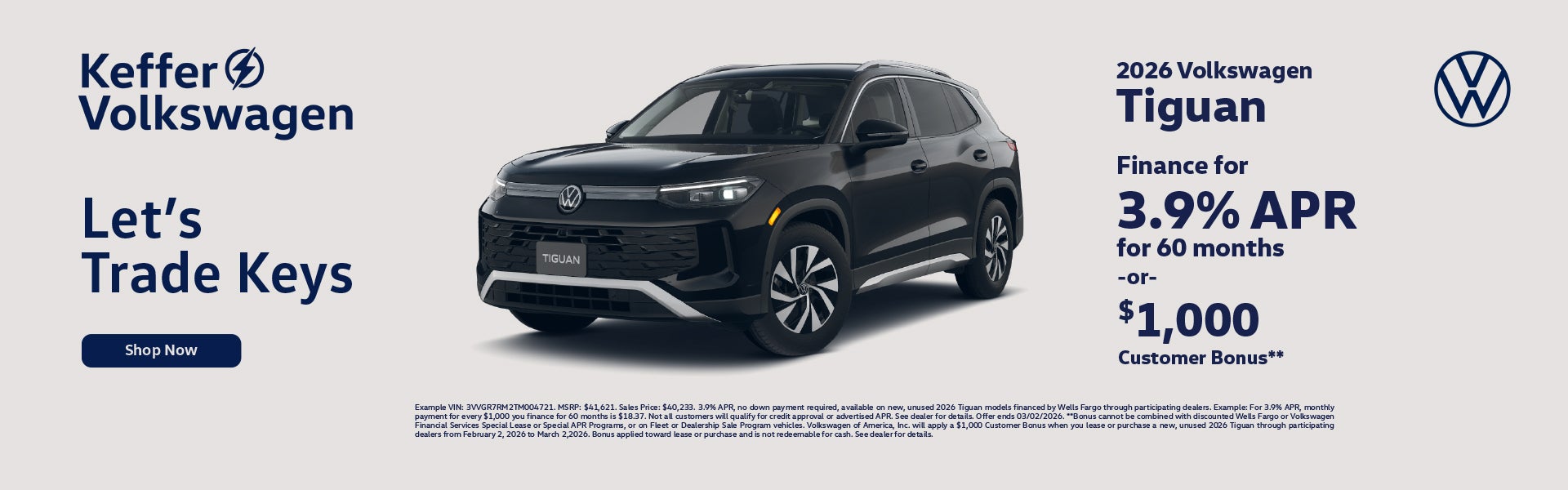 2026 Volkswagen Tiguan