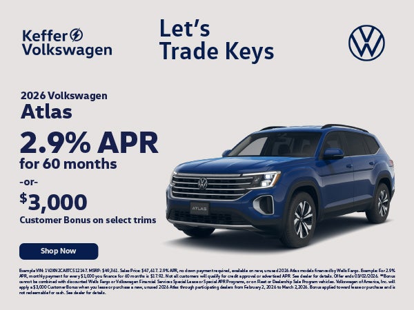 2026 Volkswagen Atlas