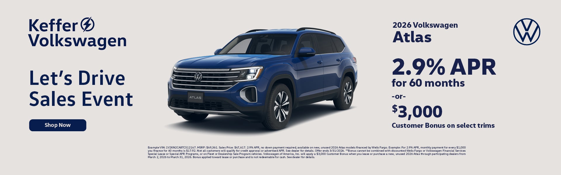 2026 Volkswagen Atlas