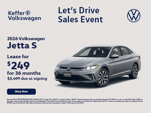 2026 Volkswagen Jetta S