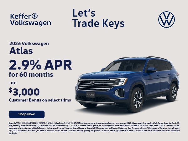 2026 Volkswagen Atlas
