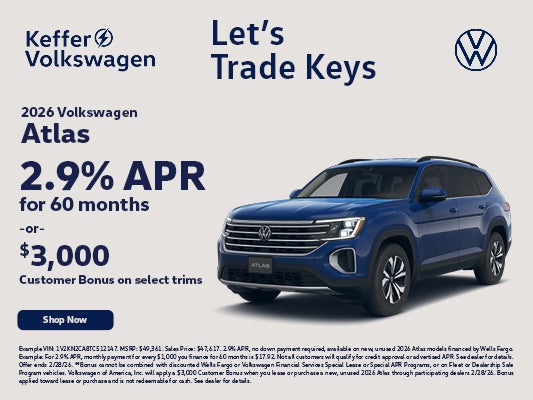 2026 Volkswagen Atlas