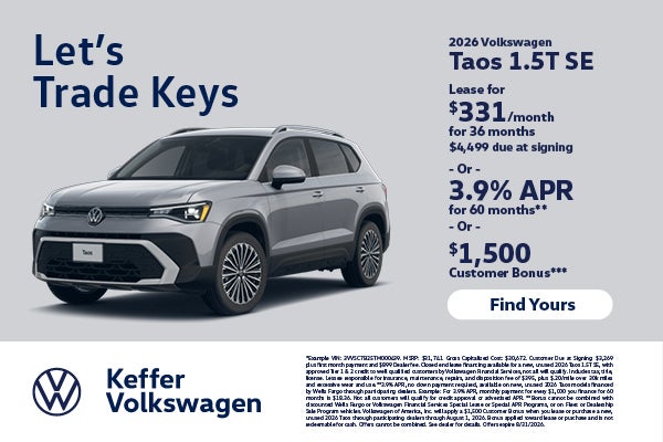 2026 Volkswagen Taos 1.5T SE