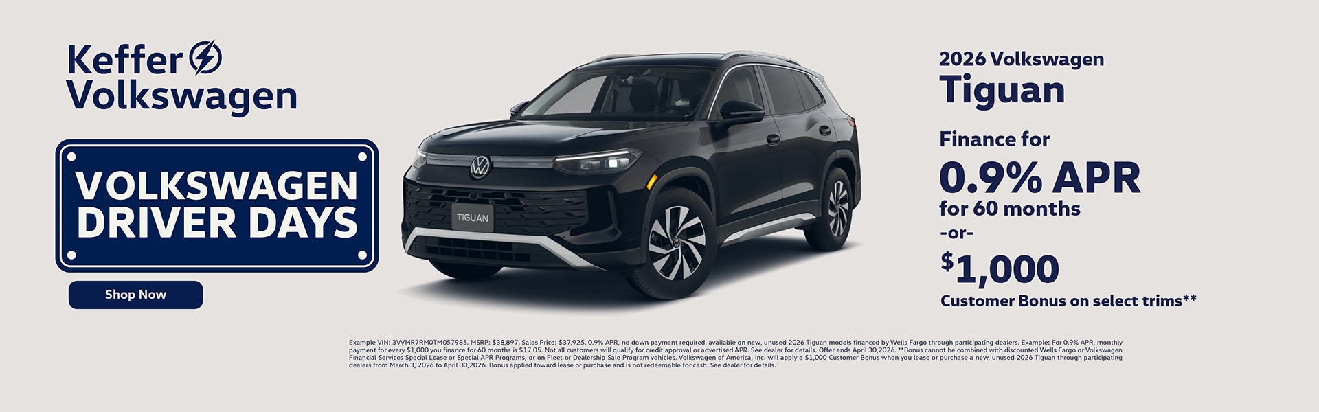 2026 Volkswagen Tiguan