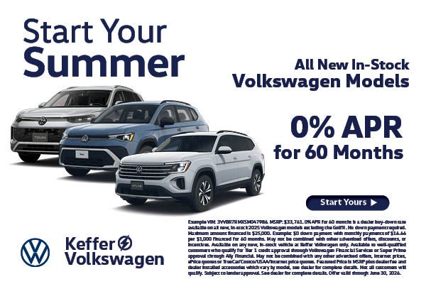 VW Models 0% APR